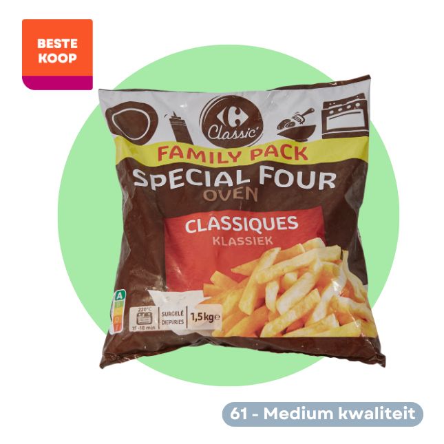 Carrefour frietjes oven en airfryer